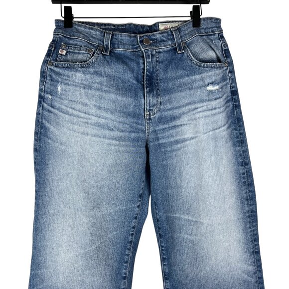 AG Adriano Goldschmied Womens Saige Wide Leg Crop Jeans in High-Rise Fit Size 28 - Picture 2 of 16